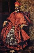 El Greco Portrait of Cardinal Don Fernando Nino de Guevara oil painting on canvas